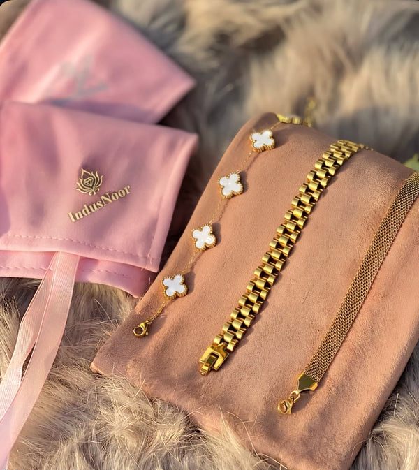 Stack of 3 Best Selling Bracelets Set – Stylish Jewellery | IndusNoor
