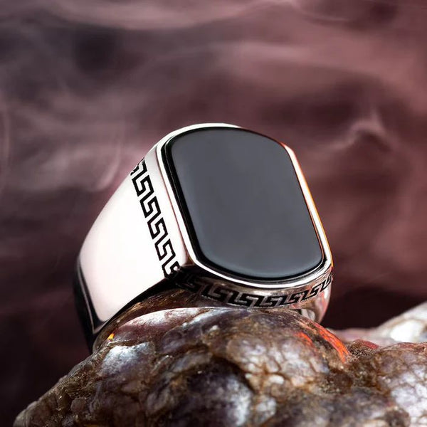 Classic black Turkish ring